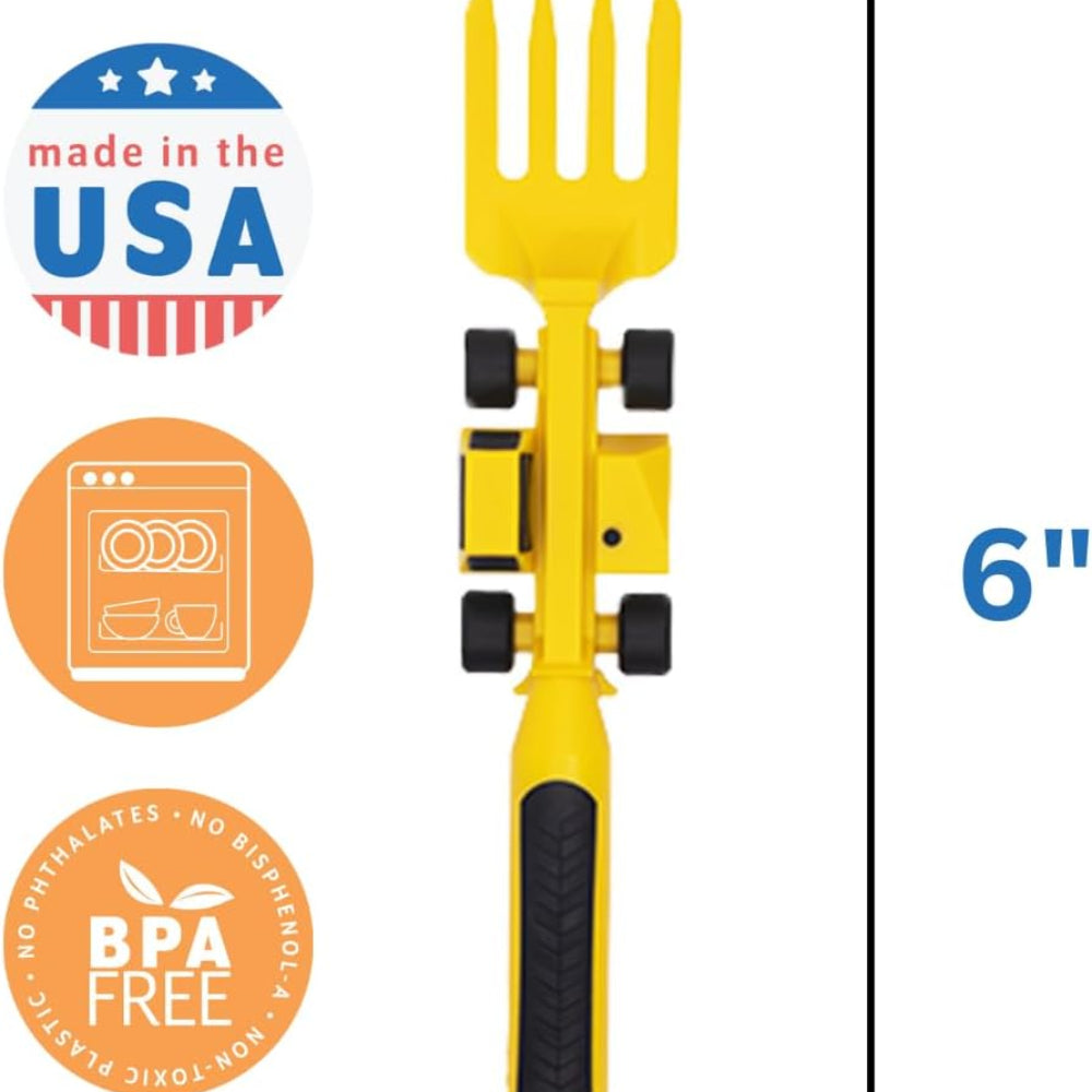 Kids Construction Plate & Utensil Combo – Fun Mealtime Set for Toddlers