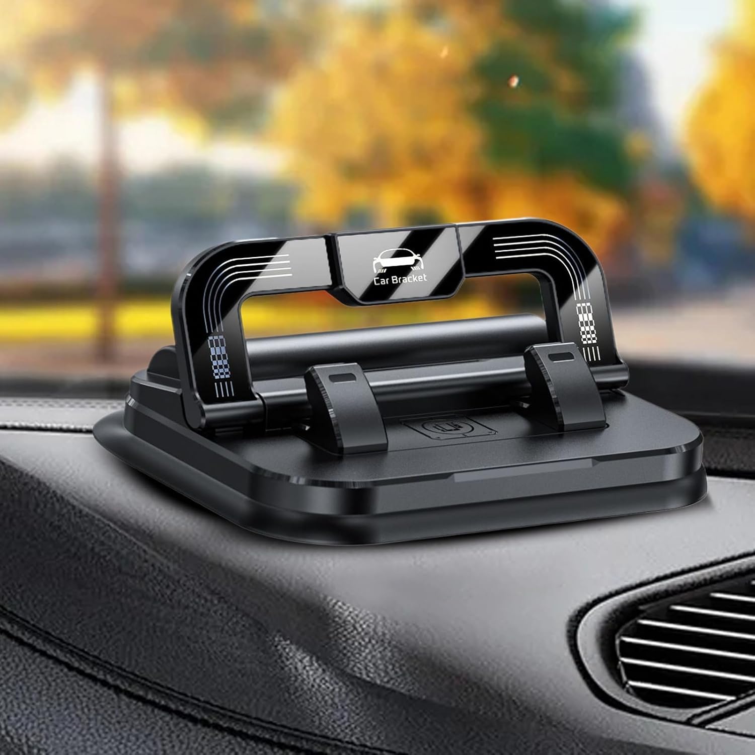 2-in-1 Car Phone Mount,Easy Installation, Portable for Cars, Trucks & RVs