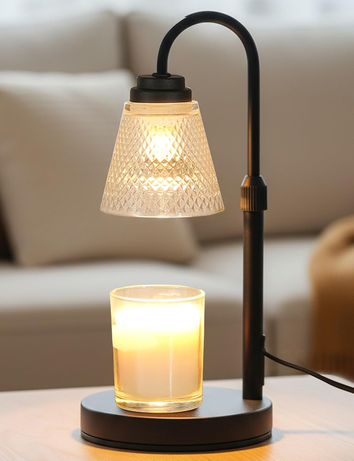 Premium Candle Warmer Lamp with Timer & Dimmer